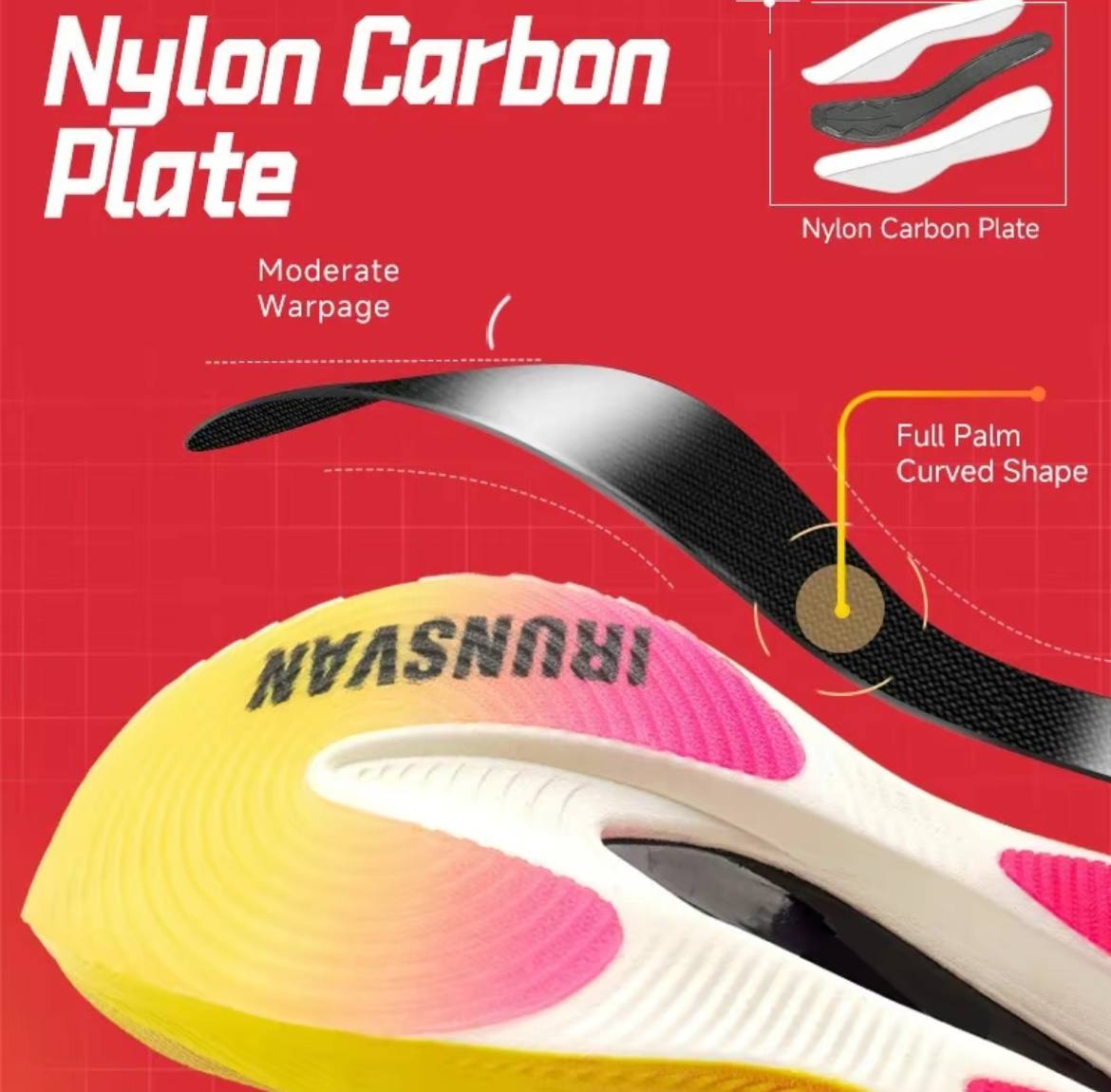 IRUNSVAN REHUO™&nbsp; – Carbon Plate Marathon Racing Shoes for Men/Women 🏃♂️🔥